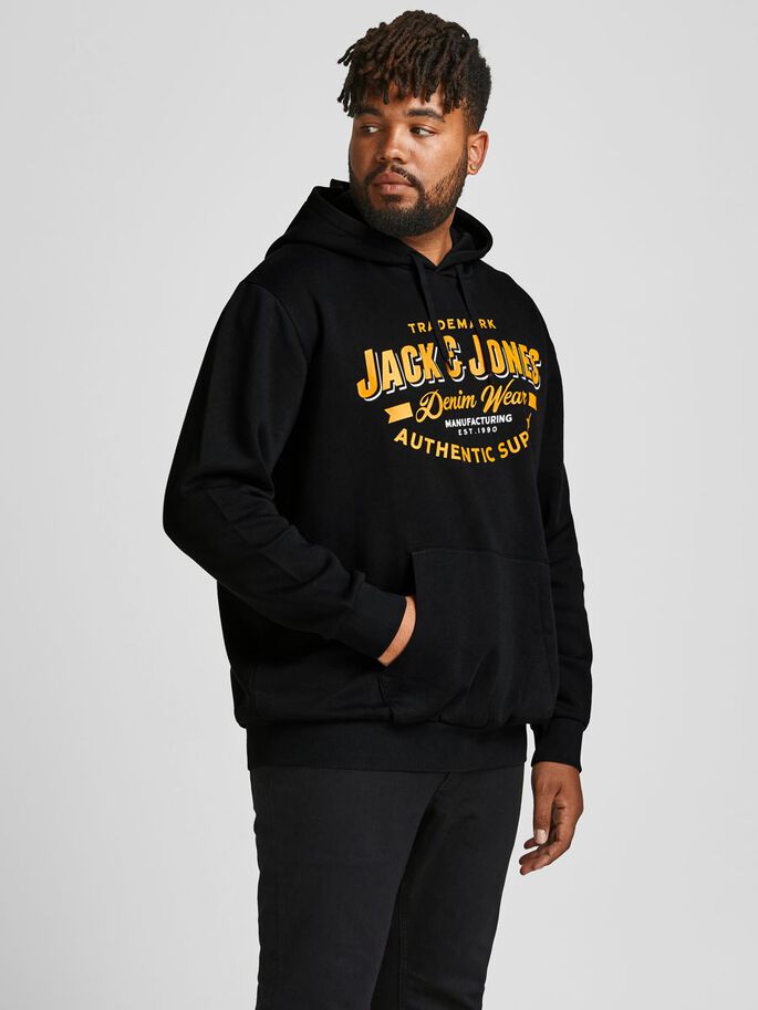 Sudadera con Capucha Jack Jones Tallas Grandes Camiseria Vicente El Metro