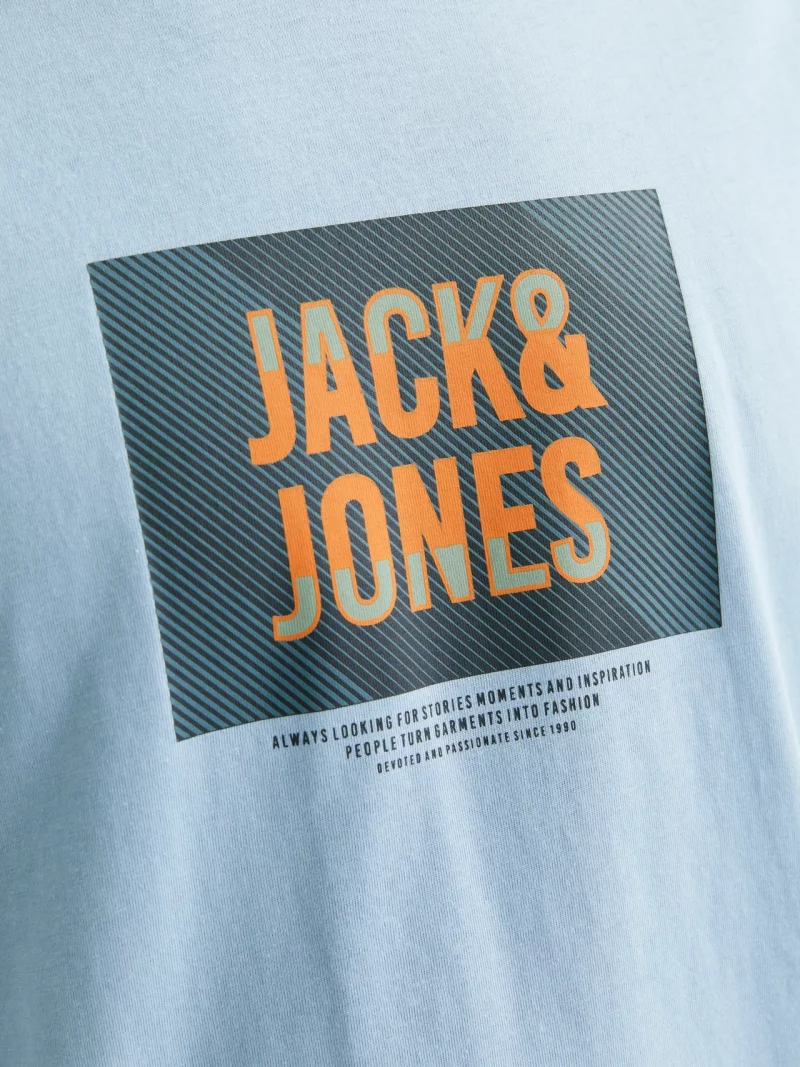 Camiseta Logo Jack&Jones Azul - Imagen 4