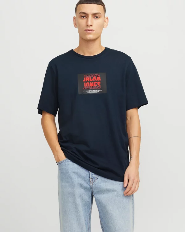 Camiseta Logo Jack&Jones Azul Marino