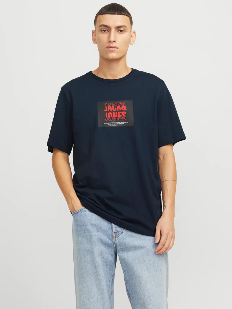 Camiseta Logo Jack&Jones Azul Marino