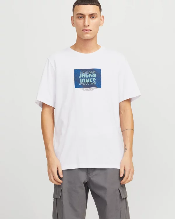 Camiseta Logo Jack&Jones Blanca