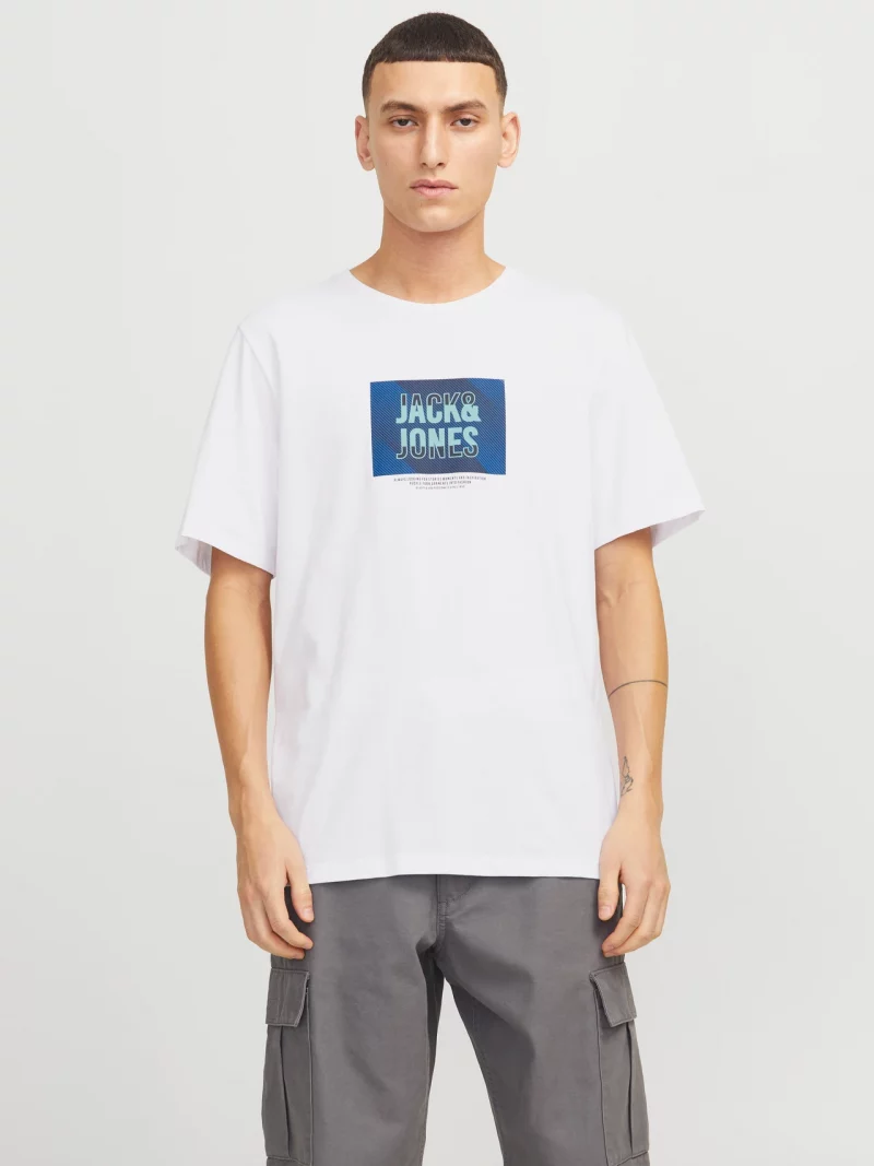 Camiseta Logo Jack&Jones Blanca