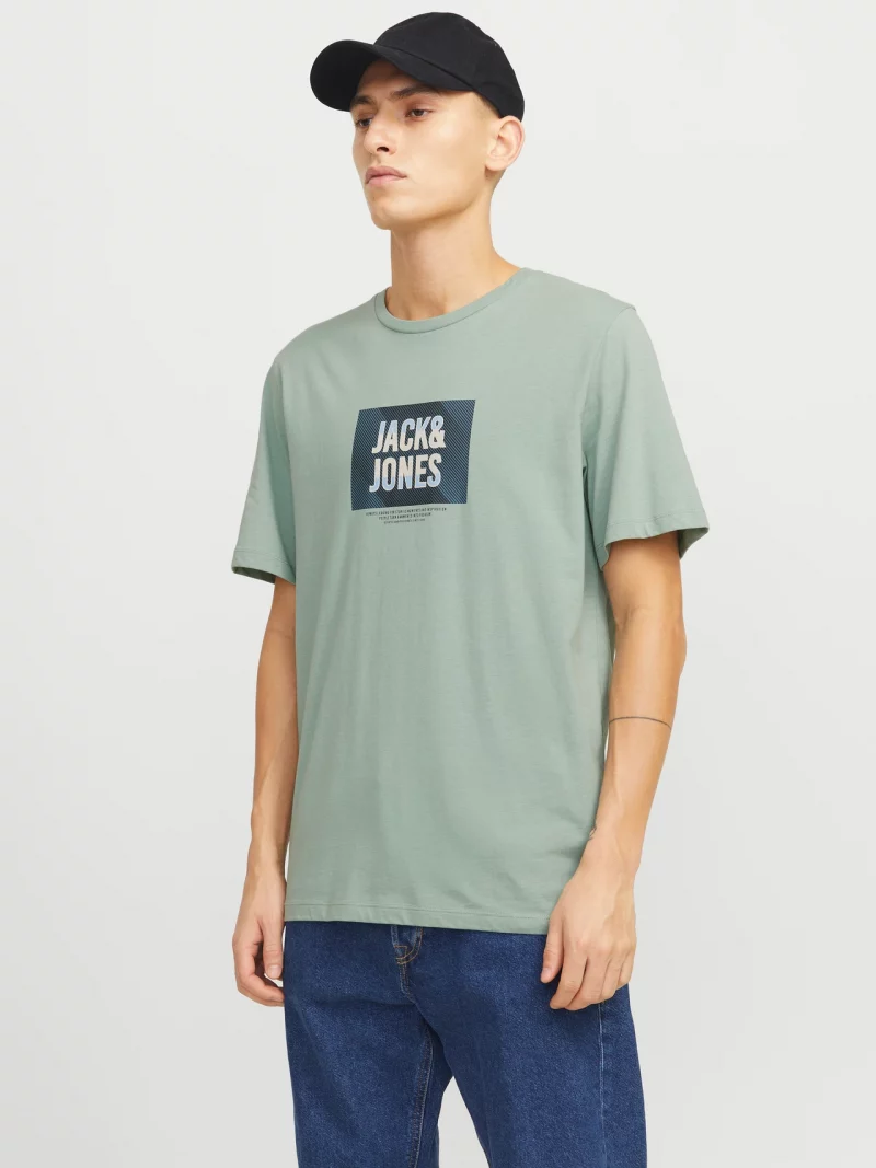 Camiseta Logo Jack&Jones Verde - Imagen 3