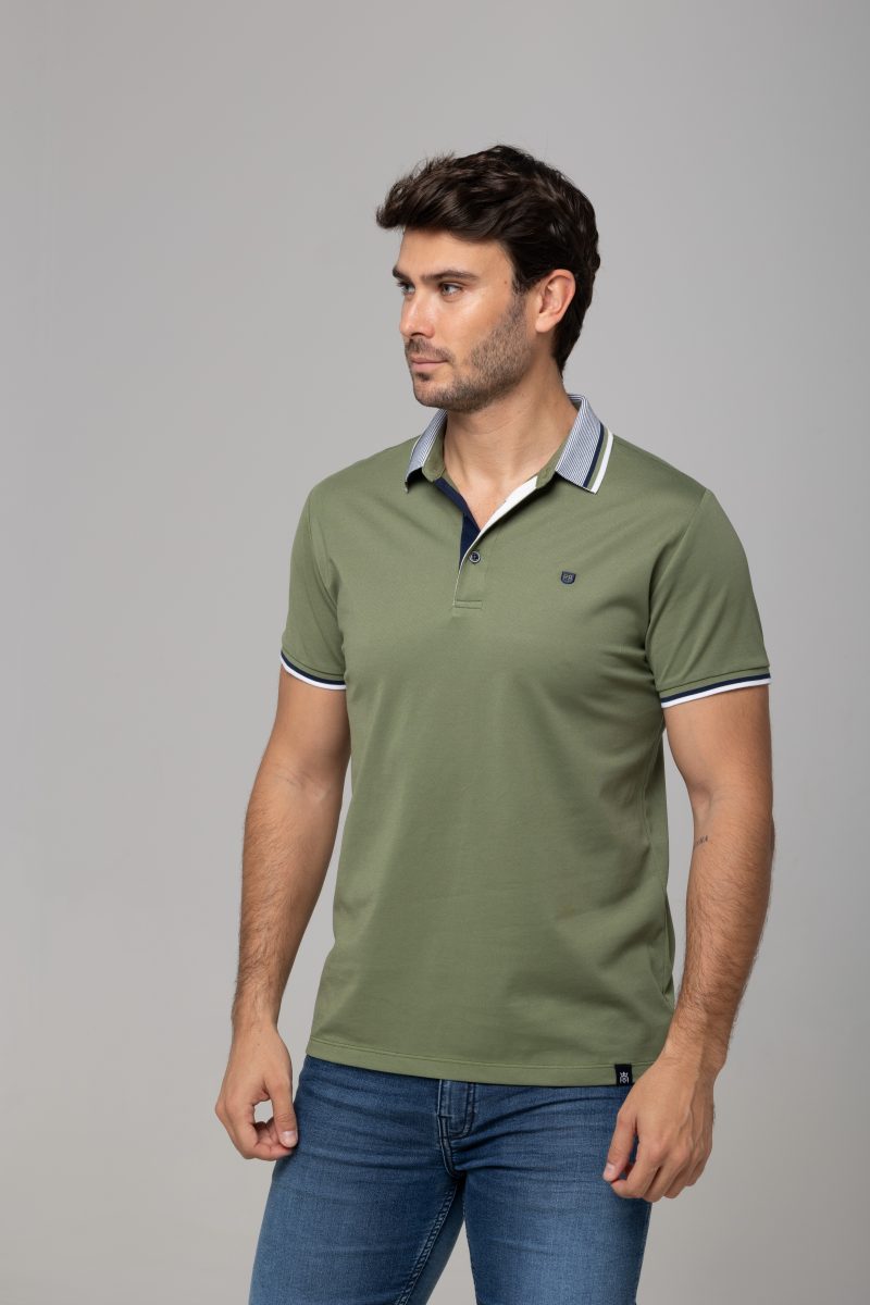 Polo Datil Verde Kaki Revermile