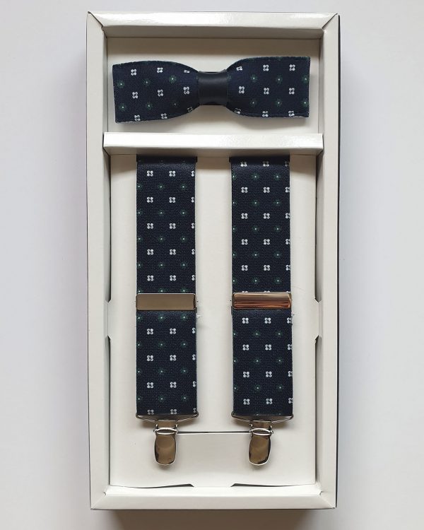 Conjunto tirantes y pajarita Pétalos