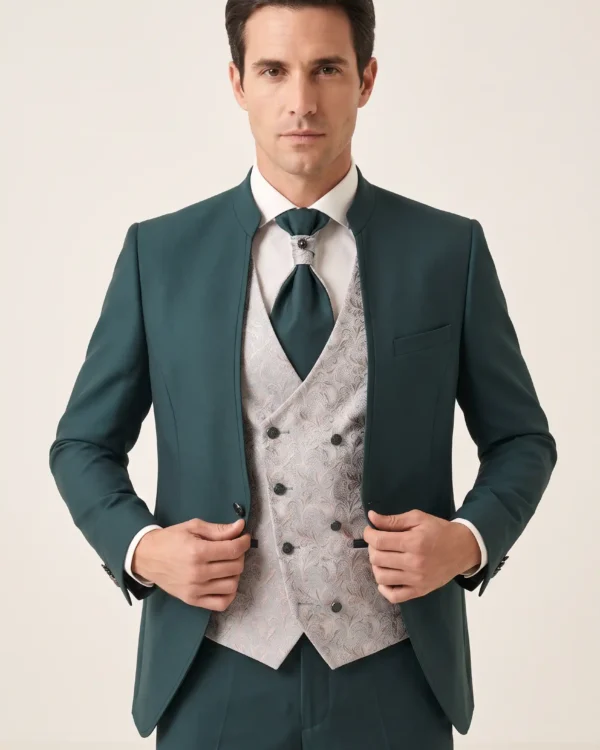 Traje Novio Lino Clemente Verde