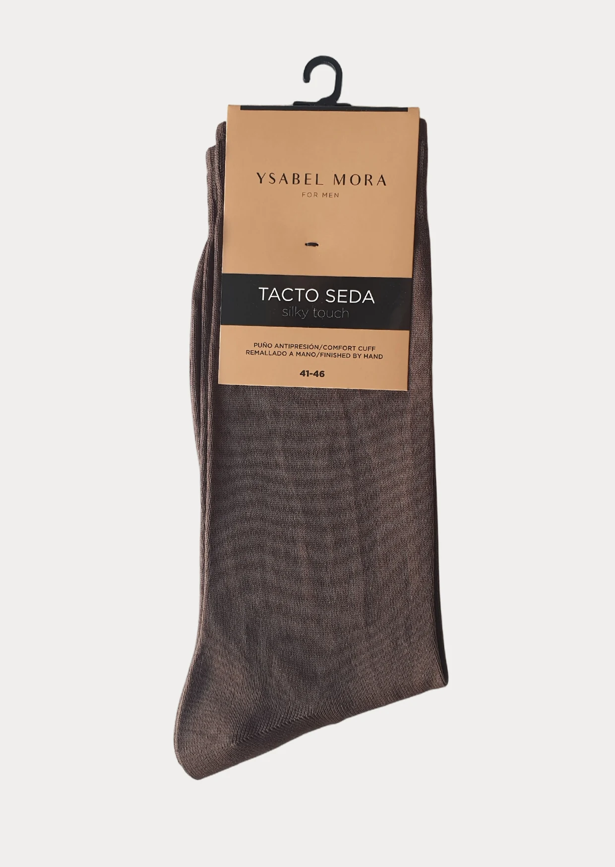 Calcetines Tacto Seda Chocolate